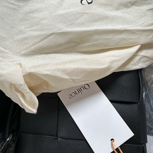 Quince Black Woven Leather Bag with dust bag - Picture 8 of 8
